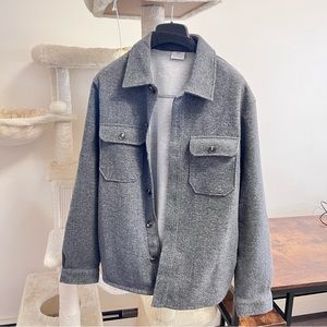 MANGO Textured Overshirt